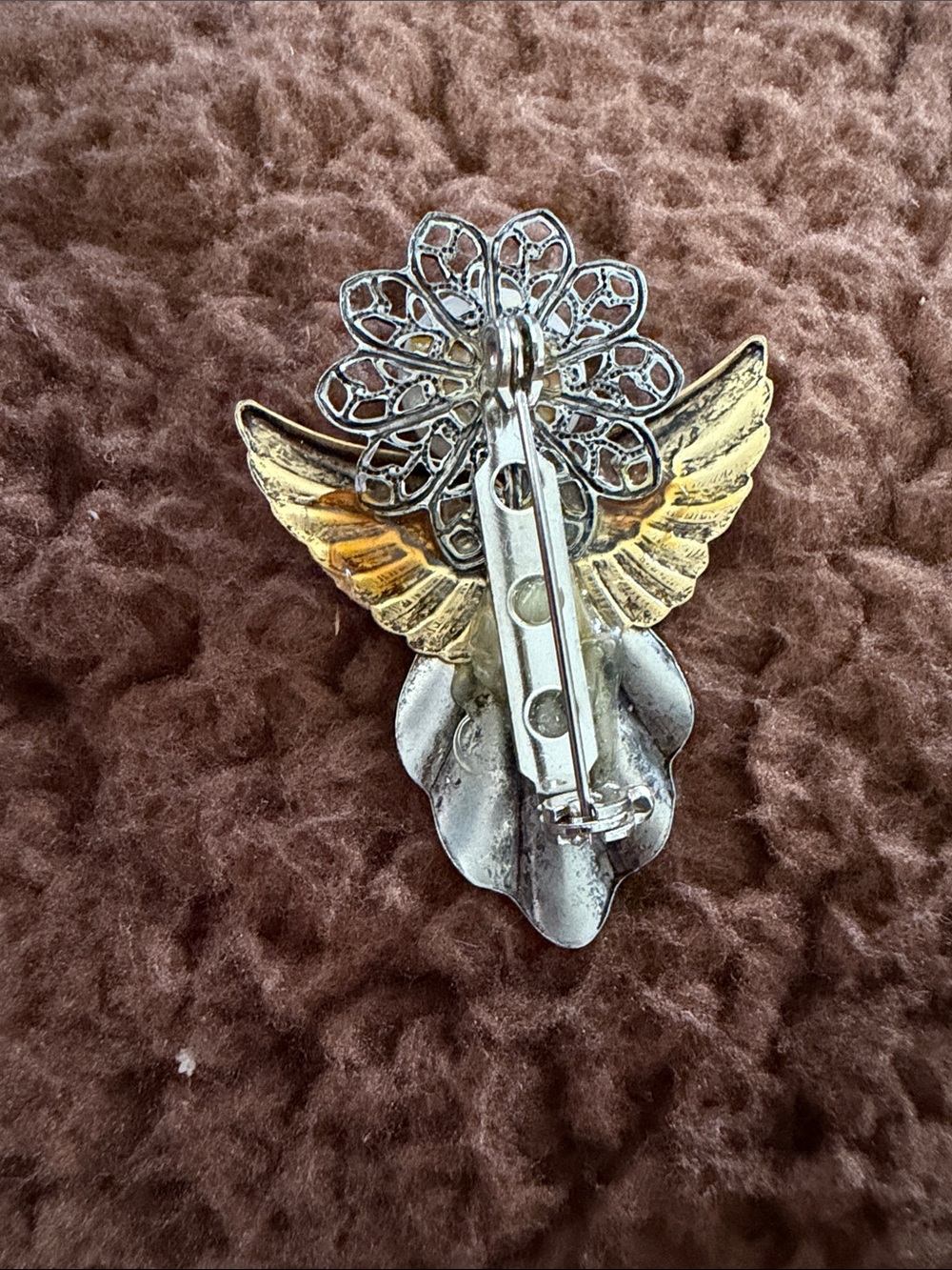 Trio of Angel Brooch Pins - GUC - Picture 8 of 9